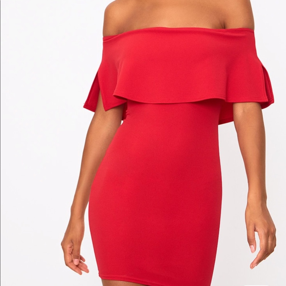 Red bodycon dress! Worn once!